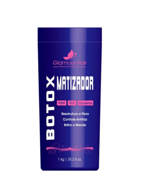 Botox Redutor De Volume Matizador Glamour Hair Litro