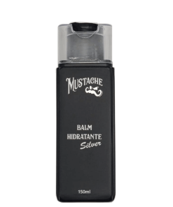 Balm Hidratante Mustache Silver 150 ML, Modelador, Barbearia e Salão.