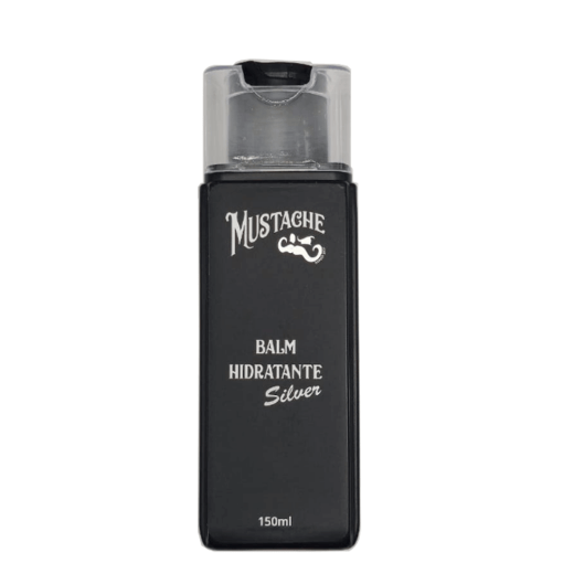 Balm Hidratante Mustache Silver 150 ML, Modelador, Barbearia e Salão.