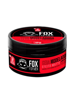 Pomada Modeladora Cera Matte Fox For Men Efeito Seco Fixação 80g