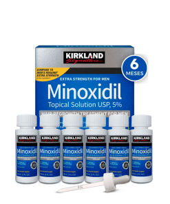 Minoxidil Kirkland 5% Original - Tratamento para 6 Meses