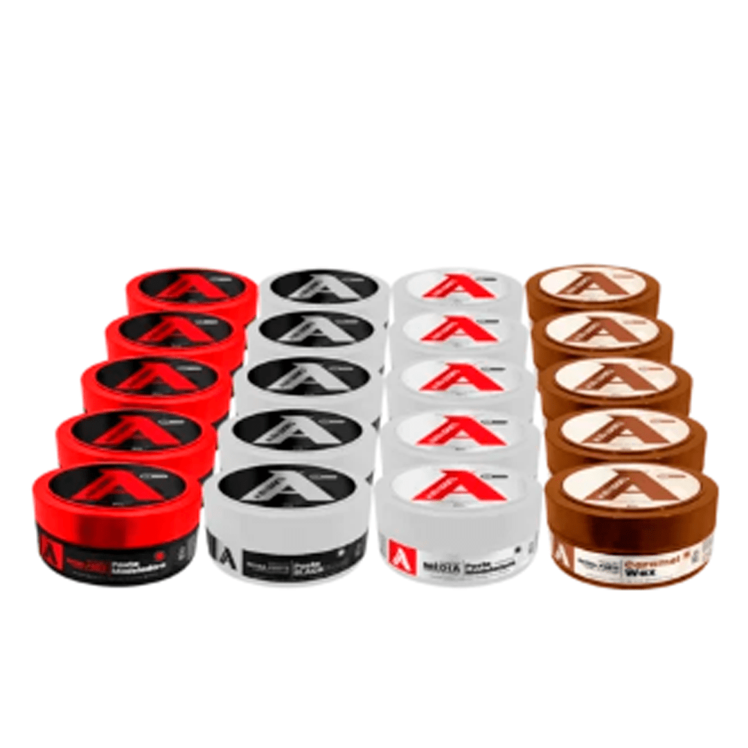 KIT 20 PASTAS MODELADORAS 80G – ALFA LOOK’S